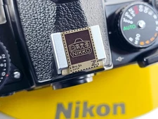 🌸[Unused] Nikon Z Nippon Kogaku Hot Shoe Cover Camera Metal Brass From JAPAN