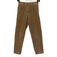 LL bean Pants Womens Size 8 R Brown Vintage Corduroy