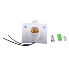 Motion Activated Lamp Holder PIR Motion Sensor Light Socket for E27 Bulbs
