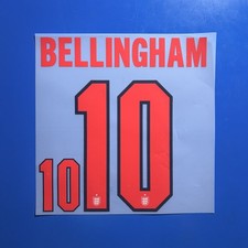 2026 Jude Bellingham Player Size Nameset ID Print Name & Number
