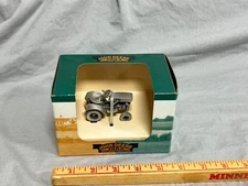 John Deere 110 Lawn Garden Tractor Round Fender PEWTER Speccast Model NIB zip