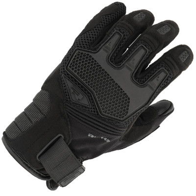 RICHA BOGOTA SCHWARZ BELÜFTET SOMMER MOTORRAD MOTORRAD HANDSCHUHE MIT D3O PANZERUNG