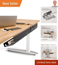 Cable Management Under Desk, Set of 2 - Black