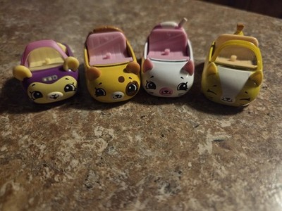 Moose Shopkins Cutie Cars Lot of 4