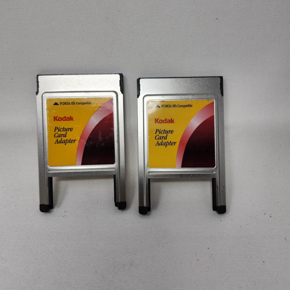 Set of 2 Kodak Model 1561596 Part # 2E4997 Picture Card Adapters PCMCIA #8326 - Image 2 of 4