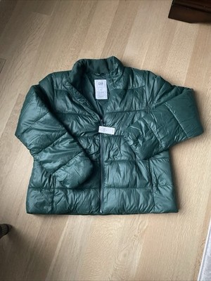 Women's GAP Cold Control Water Resistant Jacket Olive Green Size XL, NWT