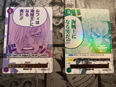 #ad One Piece Sanji amp; Zoro Parallel 3rd Anniversary Promo OP12 039 OP12 079 Set $177.00