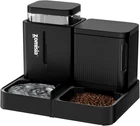 Automatic Cat Feeder and Water Dispenser Set, 2 in 1 Gravity Cat Food Dispenser