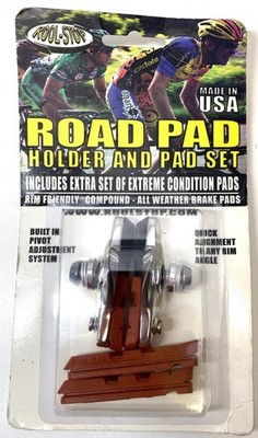 new Kool Stop Dura Road Brake Holder and Pad Set w/ extra pads