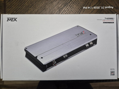 MTX TH2500.1 Thunder Series Subwoofer Amplifier Mono Block 2500W RMS 1-Ohm