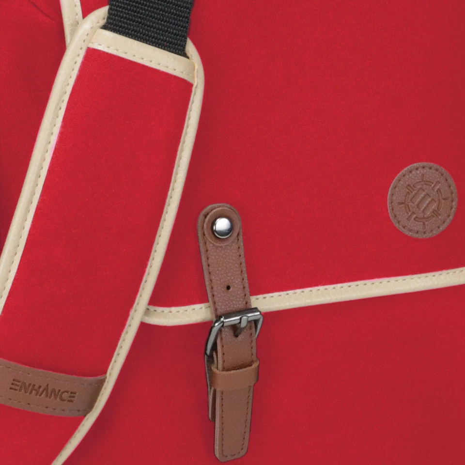 ENHANCE 设计师版集换式卡牌游戏单肩包适用于甲板盒(红色) — 第 3/4 张图片