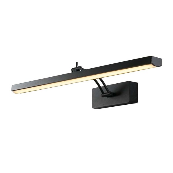 Wandleuchte Wandlampe Bilderlampe Beweglich Led Wohnzimmerlampe Schwarz B 60,5Cm-image