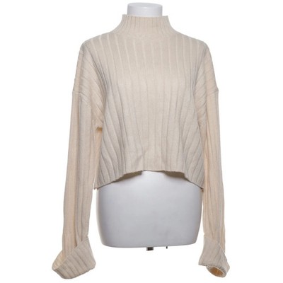NLY Trend, Rollkragenpullover, Größe: M, Cropped Turtle Neck Knit, Beige #gpP