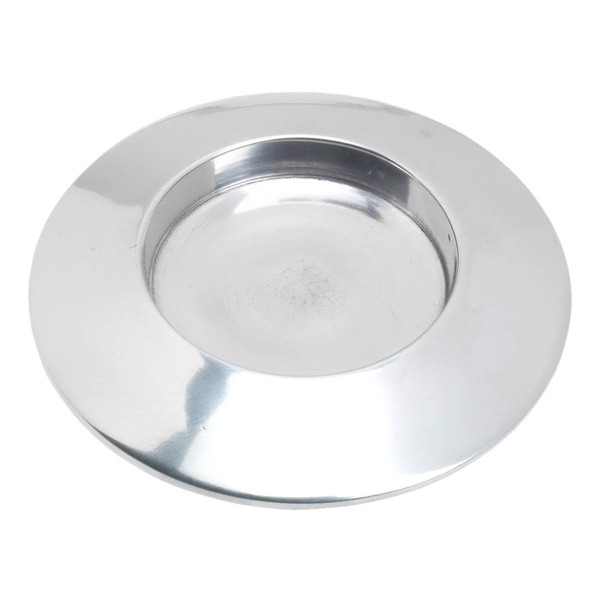Kerzenteller Aluminium Silber Innendurchmesser 5Cm Teller Poliert Kerzenhalter-image