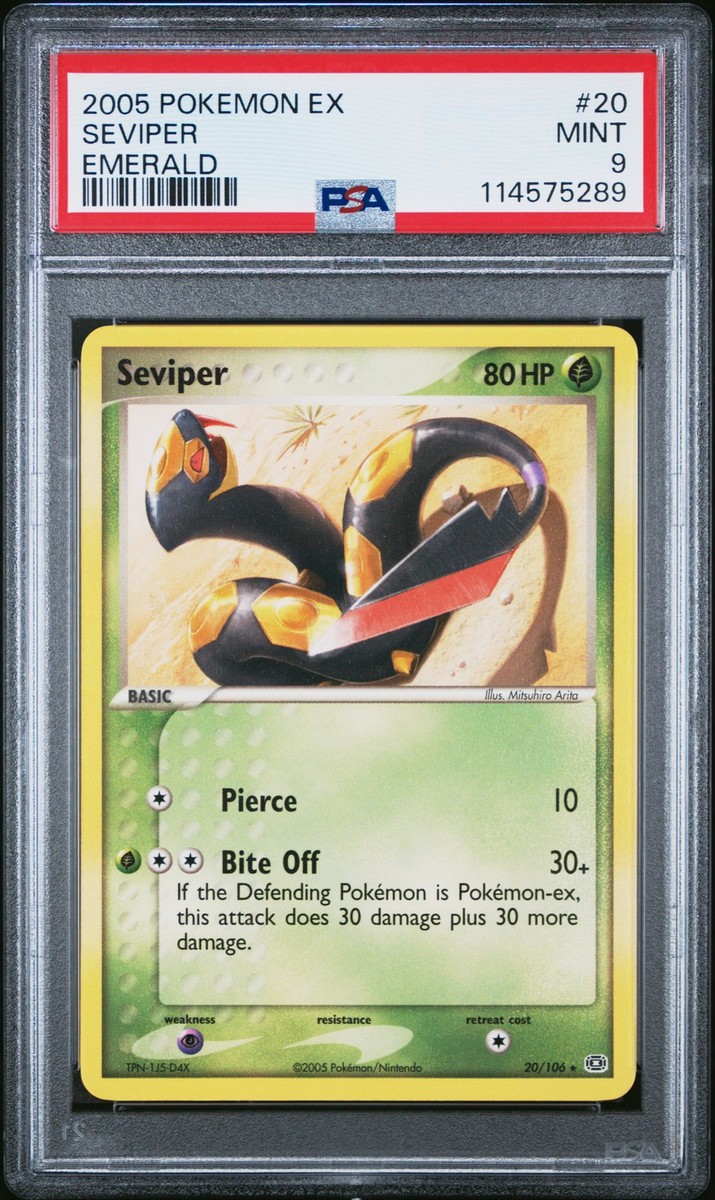 2005 POKEMON EX EMERALD #20 SEVIPER PSA 9 | eBay