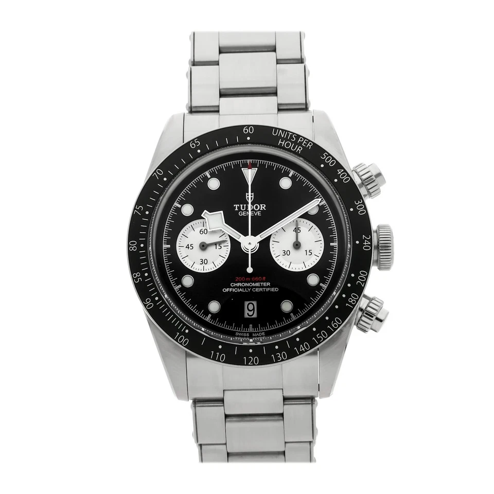 Tudor Black Bay Chronograph Steel Aluminium Tachymetre Bracelet 41mm Auto 79360N