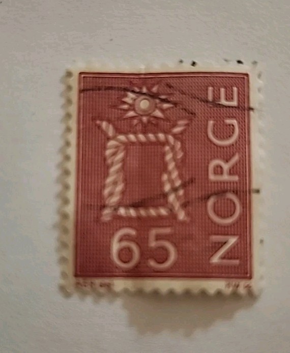 GM222 NORWAY 65 ORE USED STAMP