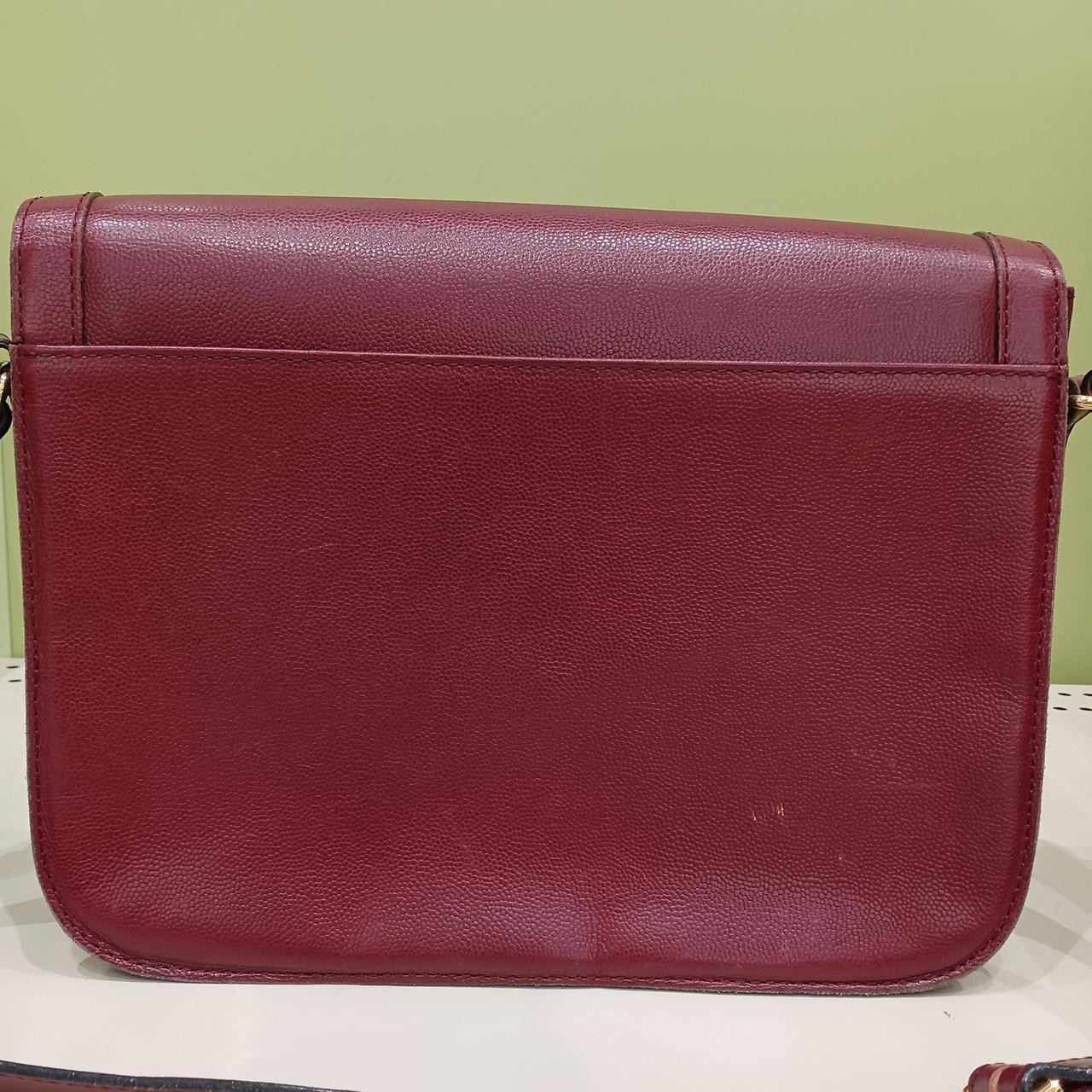 Borsa a tracolla Yves Saint Laurent logo rosso 10 pollici