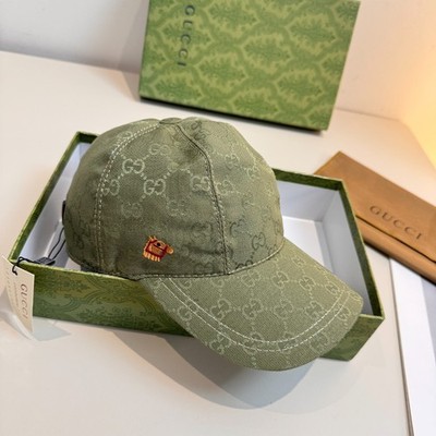 Moncler Unisex Embroidered Green Baseball Cap