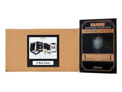 2024 SUPER BREAK RAMBO COLLECTION PREMIERE KEEPSAKE EDITION SEALED 5 BOX CASE A - Picture 3 of 5