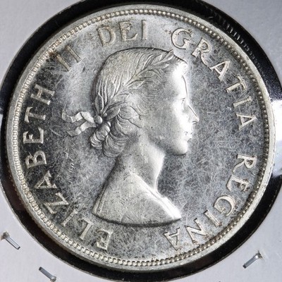 1958 Canada SILVER One Dollar BU *UNCIRCULATED* MS E394 JYXHP | eBay
