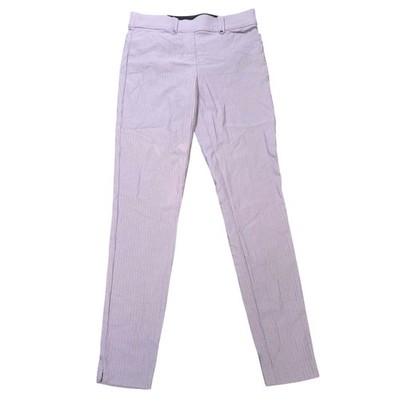 Maurices Ever Go Textured Slim Leg Pull On Pants Women's S Long Lavender Purple