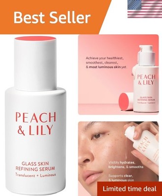Hyaluronic Acid Niacinamide Serum - Sensitive Skin - Vitamin B3, Peach & Yam,...