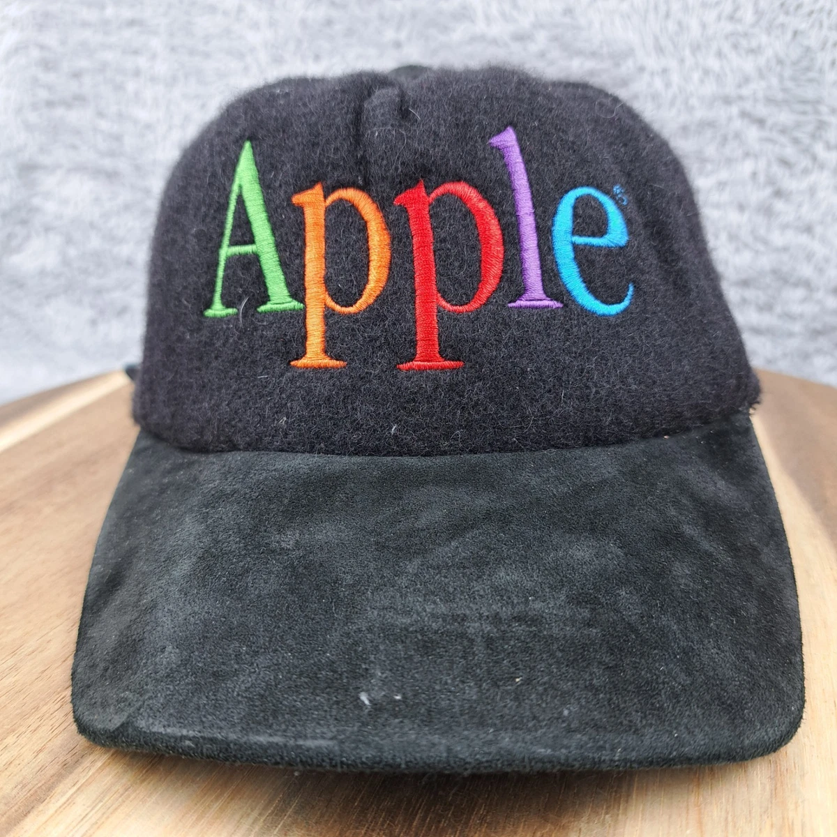 激レア Apple 80s CAP vintage ロゴ刺繍 黒 iPhone apple logo hat products for sale | eBay