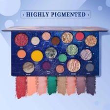 18 Color Galaxy Eyeshadow Palette With Mirror Shimmer Matte Glitter Waterproof