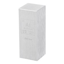Aluminum Square Rod Pure Element 2x0.7x0.7" Al