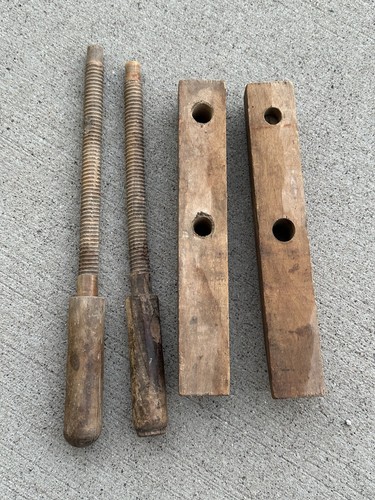 MORSETTO MORSETTO legno antico utensile legno lavorazione legno vedi descrizione - Foto 15 di 15