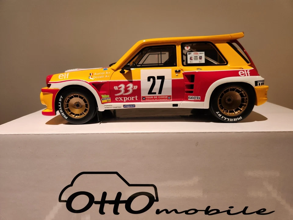 1985 Renault 5 Maxi Turbo Tour De Corse Rally 1/18 Otto-models - Image 2 of 4