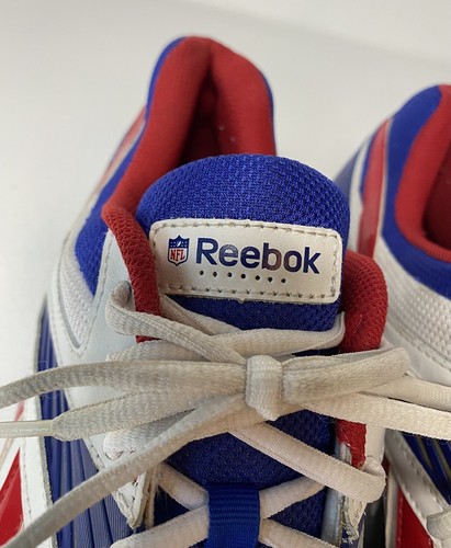Reebok New York Giants Flexride Shoes Men’s Sz 13 NFL Football Red Blue White - Picture 4 of 8