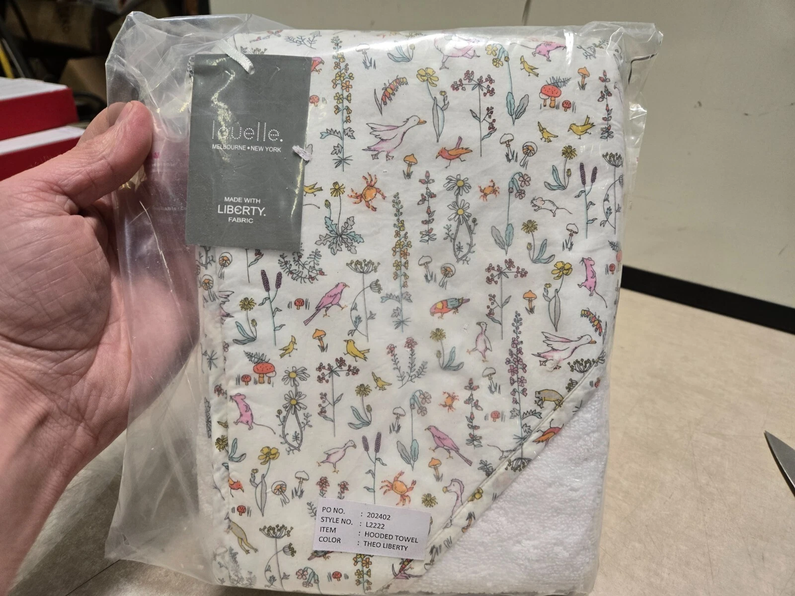 SEALED Louelle Baby Hooded Towel Liberty Theo
Opens in a new window or tab