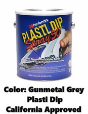 Performix Plasti Dip Spray 50 Gunmetal Grey Gallon Low VOC California