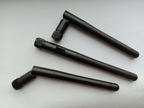 5 pcs Antenna 2.4G 3dBi GPRS GSM SMA male Tilt-Swivel for Wireless Router - Picture 2 of 4