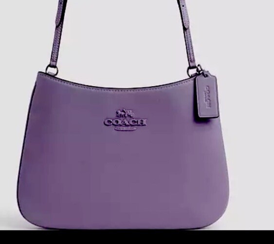 🌸 New Coach Penelope Light Violet Smooth Leather Shoulder