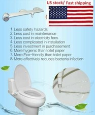 HOT/COLD Water Bidet Non Electric Toilet Seat Attachment/very simple