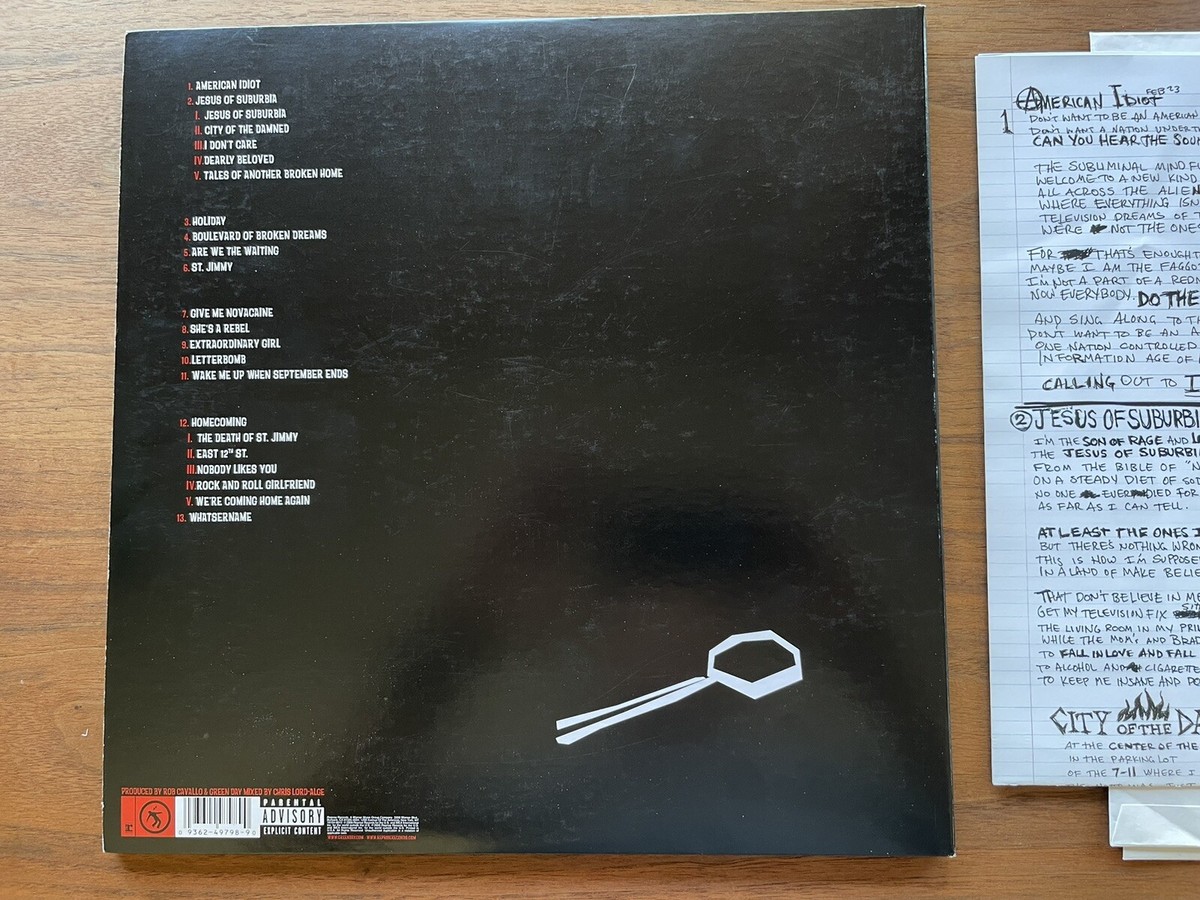 Green Day - American Idiot Colored Vinyl LP Translucent Red