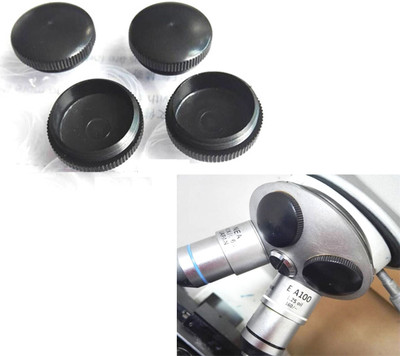 100 pcs Biological Microscope Objective Converter Dust Cover RMS Thread 20mm