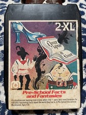 MEGO 2-XL TALKING ROBOT 8 TRACK TAPE PRE SCHOOL FACTS AND FANTASIES RARE LABEL