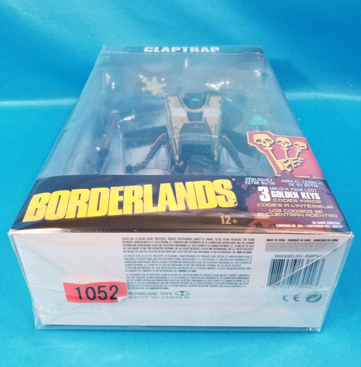 CLAPTRAP フィギュア CL4P-TP 未開封 ネカ ボーダーランズ クラップトラップ CL4P-TP 黄色 アクション