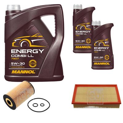 FEBI Inspektionspaket 7L MANNOL Energy Combi LL 5W-30 für VW Transporter VI