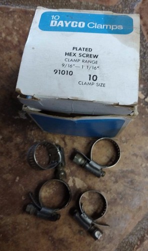 NOS Ford Dayco heater hose and clamps with box - Foto 6 di 7