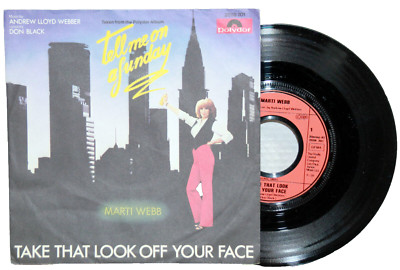 7'' Vinyl MARTI WEBB - Take That Look Off Your Face