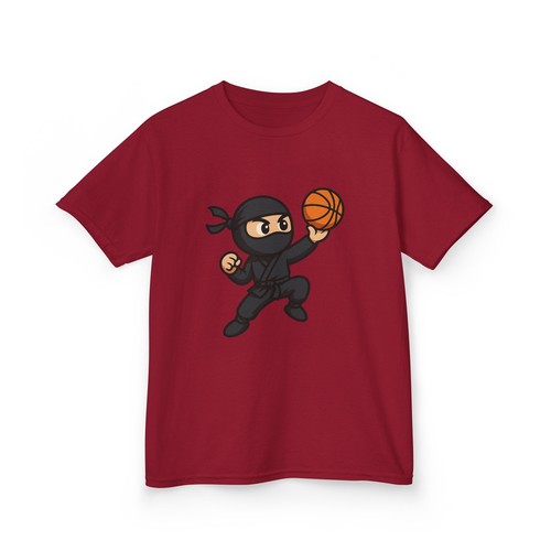 Ninja Basketball Youth T-Shirt - Picture 36 of 37