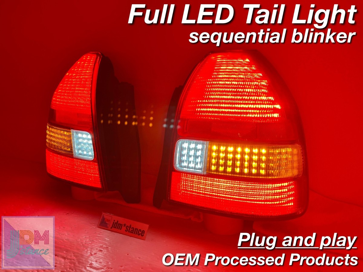 JDM Honda Civic EK2,3,4,9 95-00 3Dr Hatchback Full LED Tail lights 