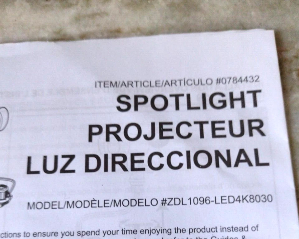 Portafolio, LED 500 Lúmenes Paisaje Jardín Foco de Inundación **SOLO MANUAL ** Foto 2 de 3