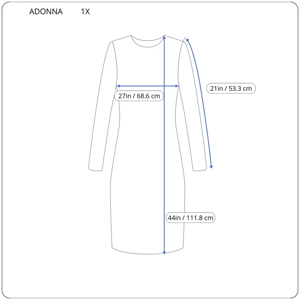 Adonna 女式长袍 1X 长袖法兰绒热粉色口袋卡扣打褶休闲 — 第 2/4 张图片