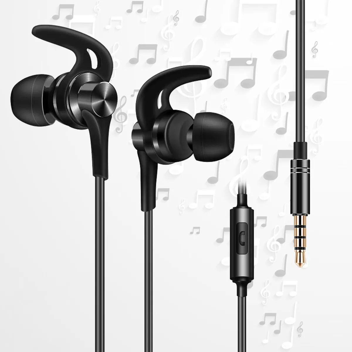 Metal Wired In Ear Headphones Earbuds For Phones Laptop Tablet MP4 player Lot